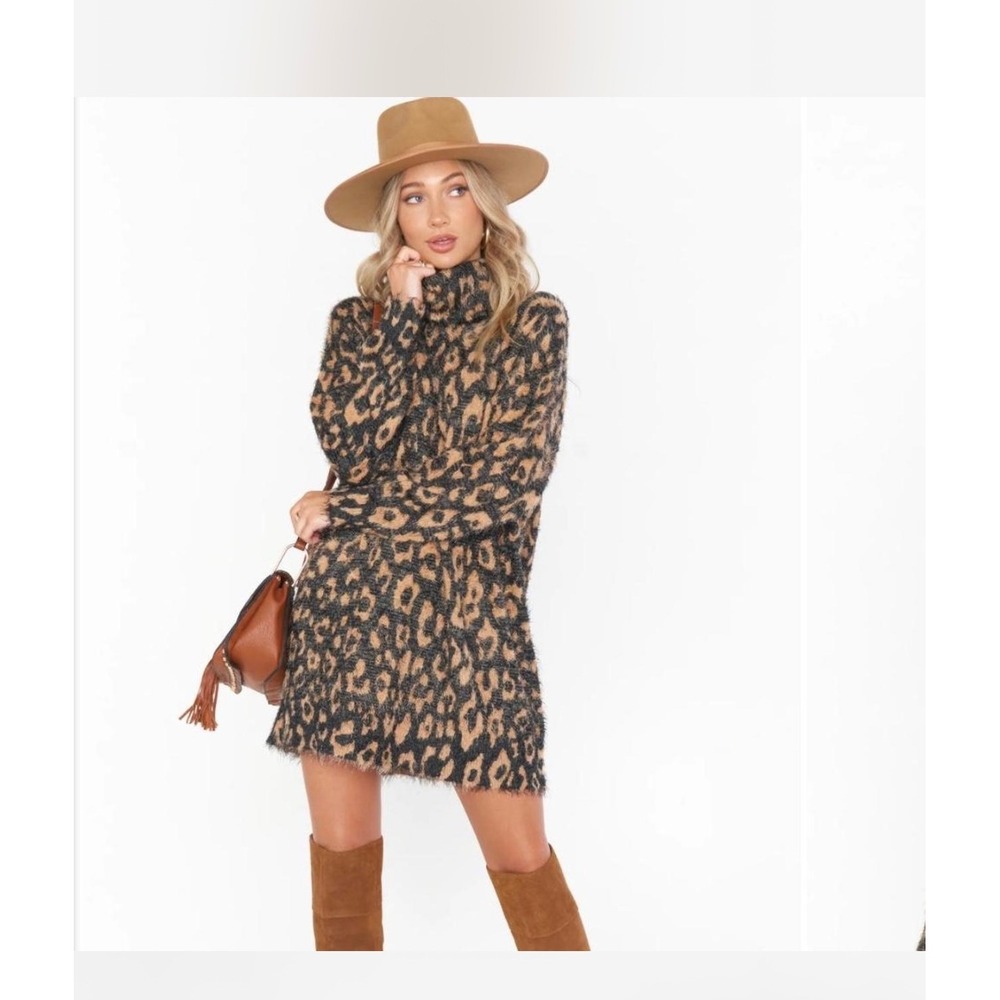 Show Me Your Mumu Leopard Print Dress Size Small
